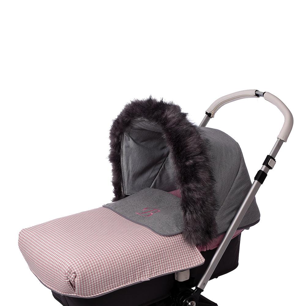 Colcha Capazo A Medida Carro Bebé 164 Vichy Bebiti By Nanetes - Nanetes #